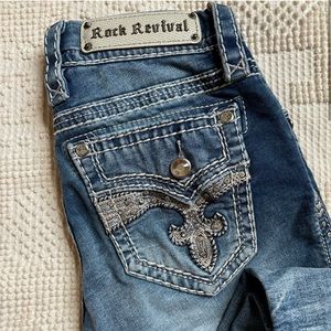 Rock Revival Boot Cut Light Wash Jeans